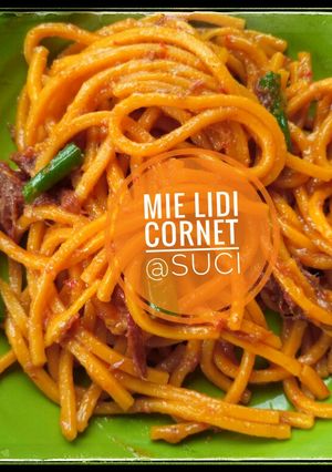 Foto resep Mie Lidi Cornet ala suci
