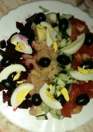 صورة لوصفة سلطة الخضر 🥗