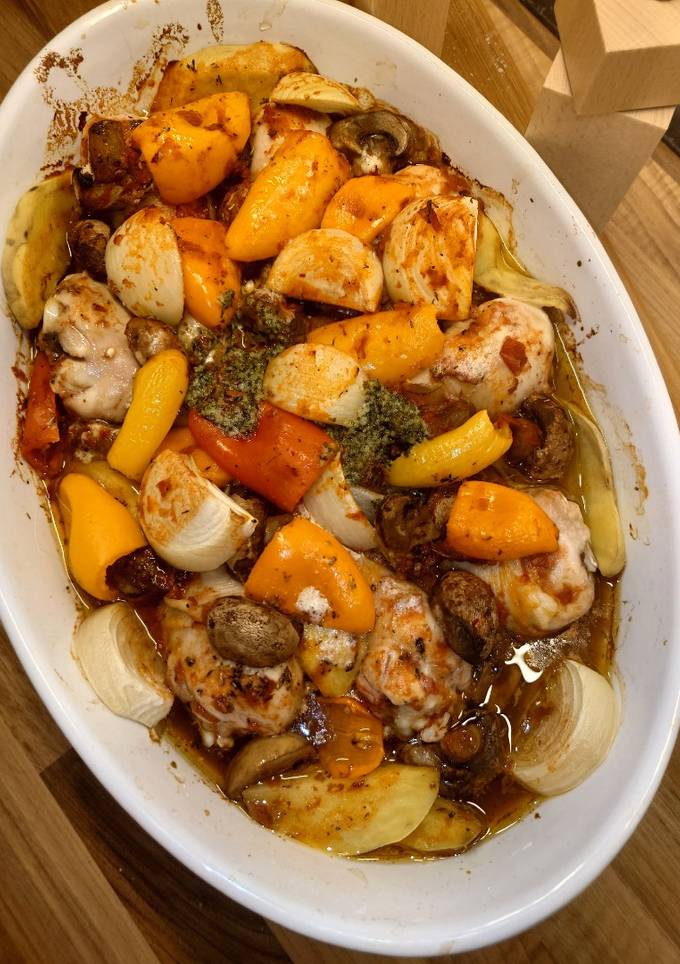 Запечені курячі гомілки