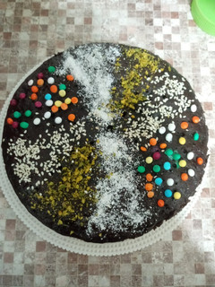 عکسی از دستور کیک شکلاتی بدون فر و تخم مرغ🍮