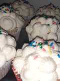 Cupcakes de vainilla.