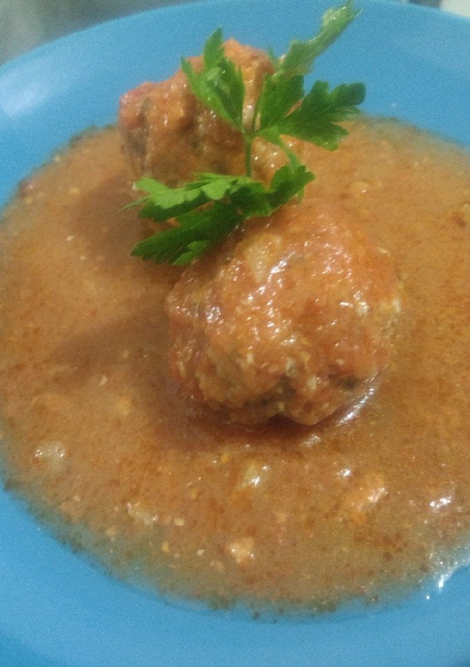 Una foto de Albóndigas en jitomate receta de mi abue