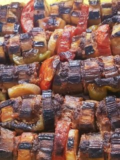 صورة لوصفة كباب باذنجان
