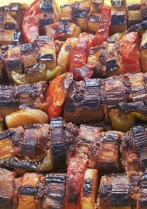 صورة لوصفة كباب باذنجان