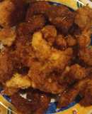 Deep fried prawns with panko paprika and herbs de Provence