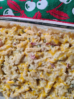 Una foto de Macarrones gratinados
