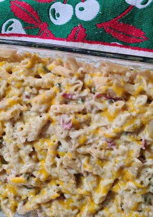 Una foto de Macarrones gratinados