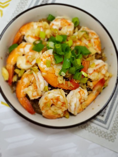 鮮蝦粉絲煲 的食譜成品照片