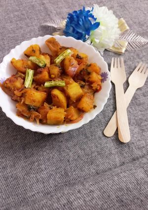 A picture of Stir Fry Sweet Potato.