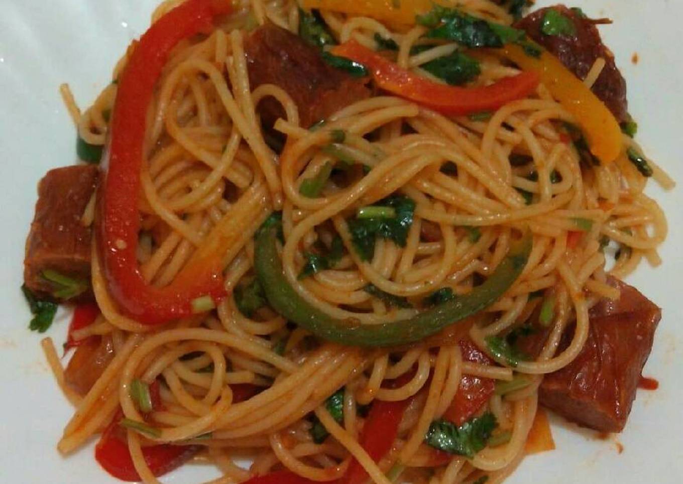 Fried Spaghetti