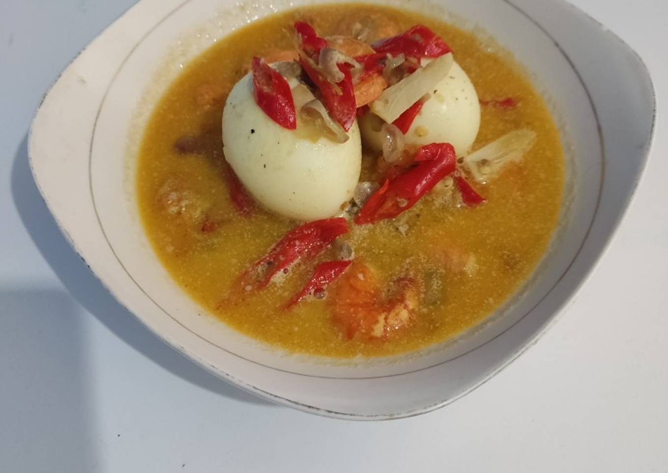 Udang Telur Masak Santan