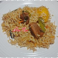 A picture of Beef Biryani.