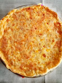 Una foto de Quiché de atún y 4 quesos