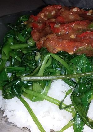 Foto resep Lotek Kangkung Sederhana
