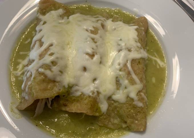 Enchiladas verdes Receta de Armida Casillas- Cookpad