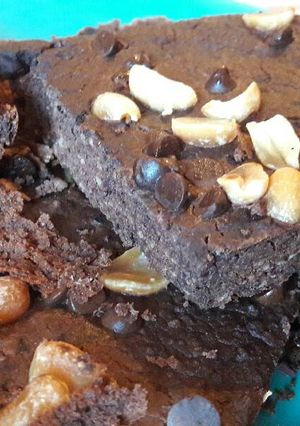 Una foto de Brownies de porotos