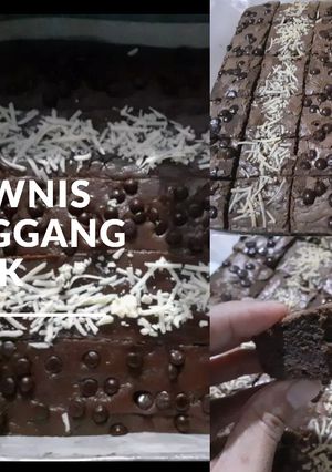 Foto resep Brownis Panggang Tebel Lembut 3 Telur dengan Oven Tangkring