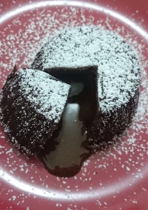 صورة لوصفة كيك شوكلا سائلة