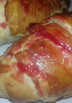 A picture of Homemade croissants.