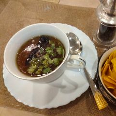 A picture of Kokum rasam.
