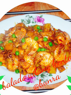 Foto resep Balado Udang Kentang #11