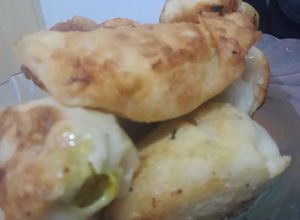 Una foto de Dumplings de pollo caseros