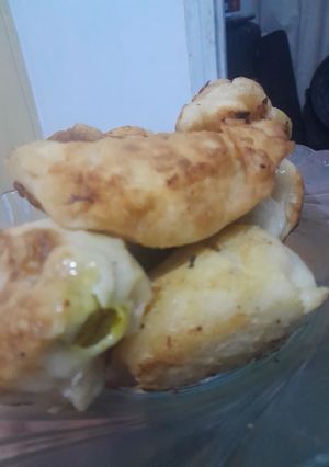 Una foto de Dumplings de pollo caseros