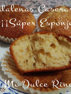 Una foto de Magdalenas caseras ¡¡súper esponjosas!!