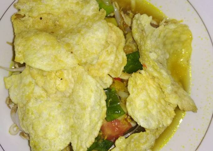 Soto ayam sederhana (no daun jeruk)