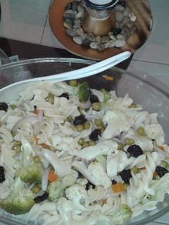 Una foto de Ensalada con vinagreta de yogurt