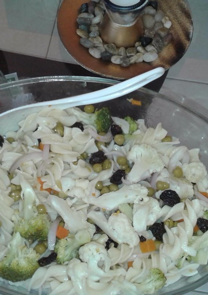 Una foto de Ensalada con vinagreta de yogurt