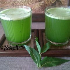 A picture of Bitter Neem Leaves Juice.