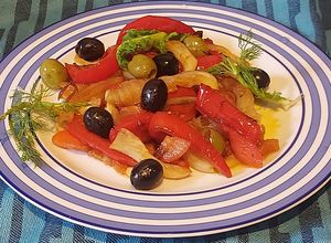 Foto di Insalata di finocchi e peperoni