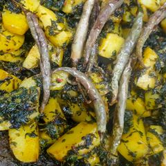 Punjabi style Aloo Methi A picture of Punjabi style Aloo Methi.