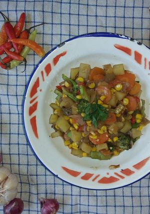 Foto resep Kentang saus teriyaki