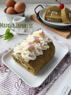 Foto resep Matcha Japanese Roll Cake