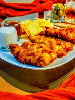 عکسی از دستور فیله مرغ سوخاری🍗