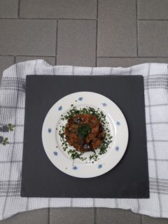 Foto di Zaalouk di melanzane