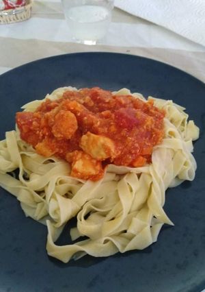 Une photo de Bolognaise de poisson