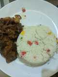 Vegetable rice and beef stew. #recreated dish