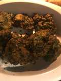 Buñuelos de espinaca sin gluten