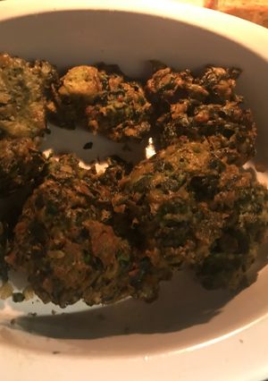 Una foto de Buñuelos de espinaca sin gluten