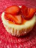 Mini Cheese Cakes with Strawberry & Lemon Topping 🍓