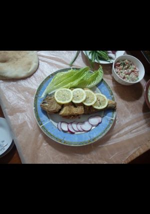 صورة لوصفة سمك دنيس مقلي