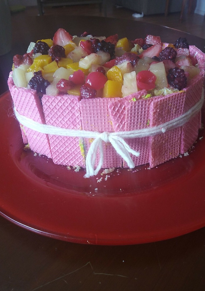 Una foto de Pastel de frutas Diana