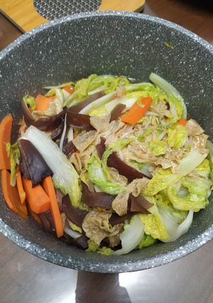 娃娃菜滷 的食譜成品照片