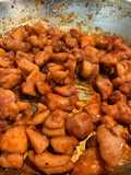 Contramuslos de pollo a la miel