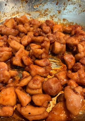 Una foto de Contramuslos de pollo a la miel