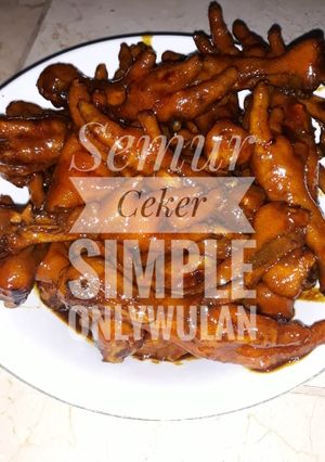 Foto resep Semur Ceker Simple
