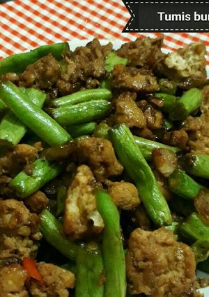 Foto resep Tumis buncis daging cincang